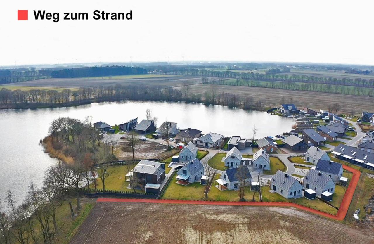 Ferienhaus Seeblick Am Harkebruegger See Mit Sauna Und Kamin Barssel  Zewnętrze zdjęcie